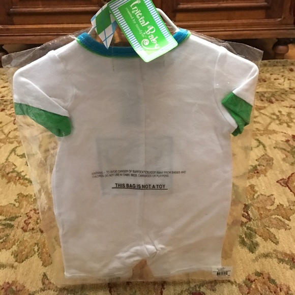 Mudpie initial baby Onesie letter R New - Picture 2 of 3